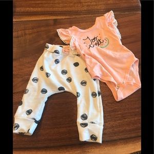 Adorable onesie with Harlem style pants